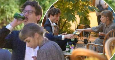 James Norton - Imogen Poots - James Norton relaxes with his girlfriend Imogen Poots in Venice - msn.com - Italy - city Venice