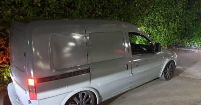 Van caught on M60 with tinted windows tinted so dark they only let five per cent of light in - www.manchestereveningnews.co.uk
