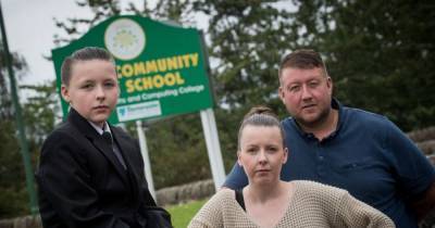 Parents 'disgusted' after son told he can't wear ponytail in school - www.dailyrecord.co.uk - Manchester - county Brown - county Hyde