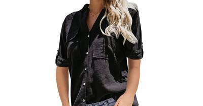 This Relaxed Button-Down Shirt Is Made for a Weekend Getaway - www.usmagazine.com