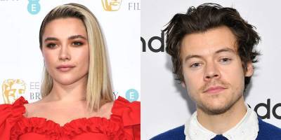 Florence Pugh Reacts to Harry Styles Joining Her in 'Don't Worry Darling' Movie - www.justjared.com