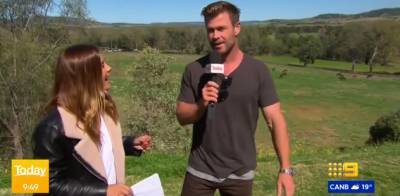Chris Hemsworth Crashes Weather Cross On ‘Weekend Today’ - etcanada.com - Australia