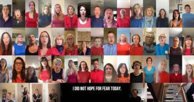 East Kilbride music teacher puts together powerful video urging Government for financial support - www.dailyrecord.co.uk - Choir