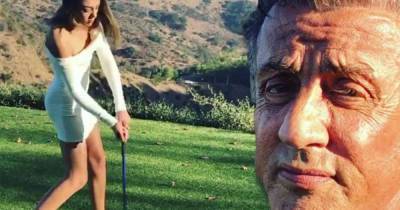 Sylvester Stallone's daughter Sistine shows impressive golf swing - www.msn.com - California