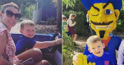 Coleen Rooney rides rollercoasters with son Kit at Legoland – and fans react - www.msn.com - county Windsor - county Berkshire