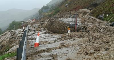 Landslides close A83 Rest and Be Thankful and Old Military Road as heavy rain batters country - www.dailyrecord.co.uk - Scotland
