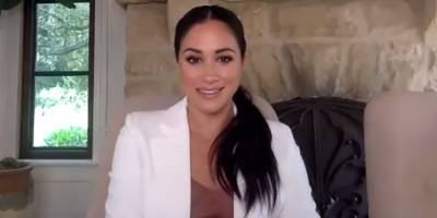 Meghan Markle Reveals Her New Gorgeous Fireplace in Latest Video Appearance - www.elle.com