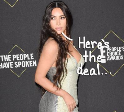 Kim Kardashian Responds To Criticism Of Her SKIMS Maternity Collection: ‘Not To Slim But To Support’ - perezhilton.com