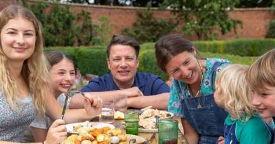 Jamie Oliver reveals a peek inside his beautiful walled garden at £6million home - www.msn.com