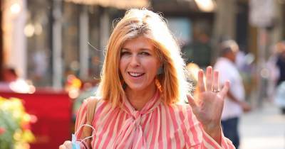 Kate Garraway stuns in pink two-piece suit as she returns to radio show while husband remains in hospital - www.ok.co.uk - Britain