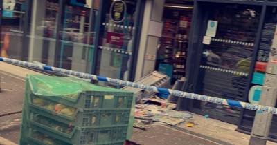 Gang of masked burglars raid cash machine outside Co-op store - police have now launched an investigation - www.manchestereveningnews.co.uk