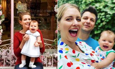 Rachel Riley and Pasha Kovalev share stunning family portraits with baby Maven - hellomagazine.com