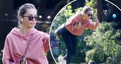 Game Of Thrones' Emilia Clarke enjoys trip to the park with pet pooch - www.msn.com - Smith