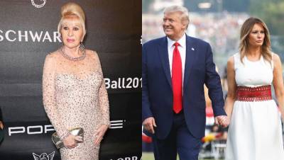 Ivana Trump Shadily Refers To First Lady Melania As Donald’s ‘Ex’ Wife In Awkward Interview — Watch - hollywoodlife.com