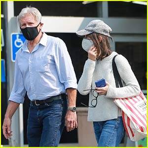 Harrison Ford & Calista Flockhart Step Out Together to Do Some Food Shopping - www.justjared.com - Los Angeles - state Massachusets - Santa Monica - county Harrison - county Ford