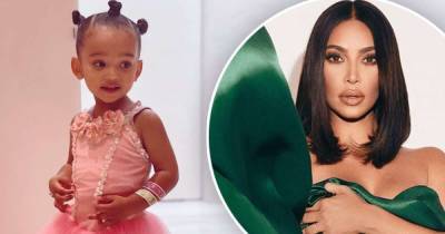 Kim Kardashian shares a photo of her daughter Chicago in a pink dress - www.msn.com - Chicago
