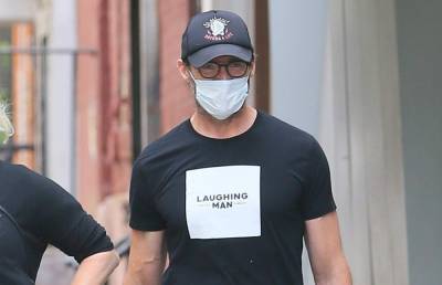 Hugh Jackman Promotes His Coffee Brand on His Shirt, Drops Funny Ad Narrated by Ryan Reynolds - www.justjared.com - New York