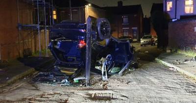 BWM driver has 'lucky escape' as car overturns following pursuit - www.manchestereveningnews.co.uk - Manchester