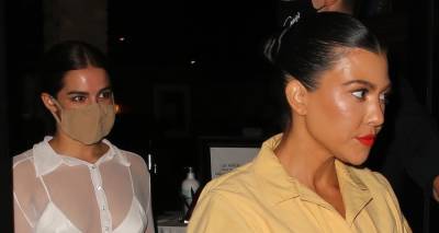 Kourtney Kardashian & Addison Rae Are Fashionable Friends at WeHo Dinner - www.justjared.com