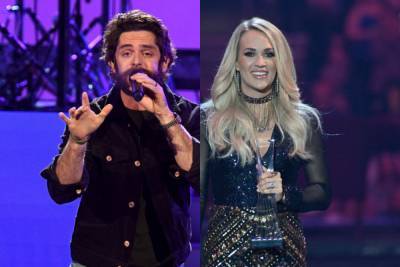 Carrie Underwood And Thomas Rhett Tie For Entertainer Of The Year At 2020 ACM Awards - etcanada.com - county Fisher