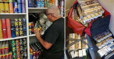 The biggest illegal tobacco bust Salford has EVER seen... hidden compartments, 25 shops and 91,000 cigarettes worth £45k - www.manchestereveningnews.co.uk
