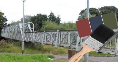Blue, green or red - what colour should Ayrshire bridge be? - www.dailyrecord.co.uk - city Irvine