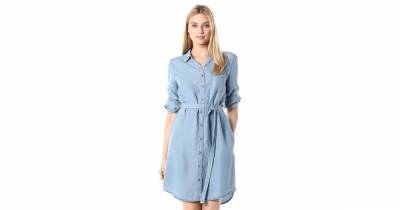 This Breathable Shirt Dress Takes the Stuffiness Out of Workwear - www.usmagazine.com