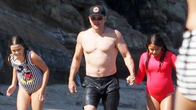 8 Celeb Dads Bonding With Their Kids In Quarantine: Matt Damon, Scott Disick More - hollywoodlife.com
