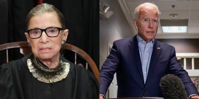 Joe Biden Calls Ruth Bader Ginsburg A 'Fierce & Unflinching' Giant in Her Profession - www.justjared.com - Minnesota - county New Castle