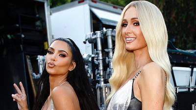 Kim Kardashian Paris Hilton Prove They’re Still BFFs As They Recreate A Look From The ‘2000s’ - hollywoodlife.com