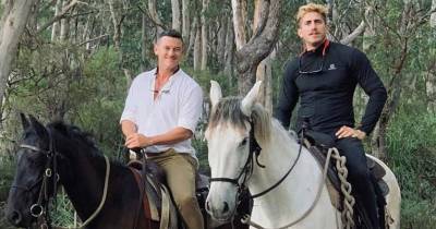 Luke Evans & Boyfriend Rafael Olarra Go Horseback Riding in Australia! - www.justjared.com - Australia - county Bay