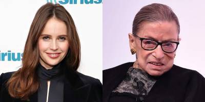 'On the Basis of Sex' Actress Felicity Jones Pays Tribute to the Late Ruth Bader Ginsburg - www.justjared.com