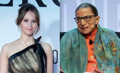 Felicity Jones, Who Portrayed Ruth Bader Ginsburg In Biopic, Pays Tribute To Late Supreme Court Justice - etcanada.com - city Columbia