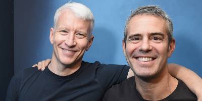 Andy Cohen Posts Shirtless Photos of His Pal Anderson Cooper - www.justjared.com - county Anderson - county Cooper