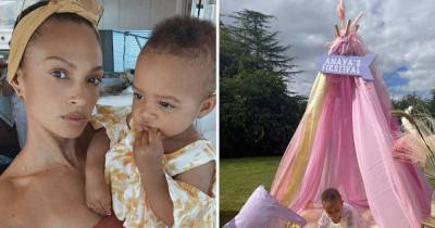 Alesha Dixon throws daughter Anaya incredible festival-themed first birthday party with teepees and ice cream van - www.ok.co.uk - Britain