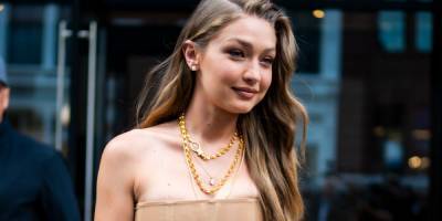 Gigi Hadid Stunned in a Crop Top and Jeans During Her Maternity Photoshoot - www.marieclaire.com