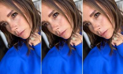Victoria Beckham's eye-popping blue dress leaves fans speechless - hellomagazine.com