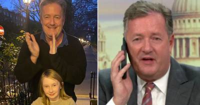Piers Morgan calls daughter, eight, live on GMB to wish her luck on first day back at school - www.ok.co.uk - Britain