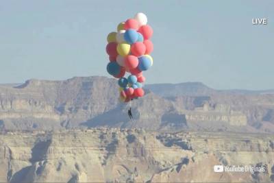 David Blaine’s ‘Ascension’ balloon stunt floats him 24,900 feet into the air - nypost.com
