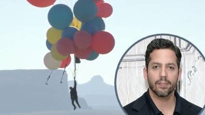 David Blaine Makes 'Up' Movie a Reality by Soaring With 52 Helium Balloons -- See the Best Internet Reactions - www.etonline.com - New York - Arizona