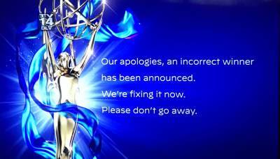 Creative Arts Emmys Suffer Technical Glitch With Confusing Winner Announcement - deadline.com