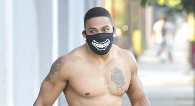 Nelly Goes Shirtless Leaving 'DWTS' Rehearsals - www.justjared.com - Los Angeles