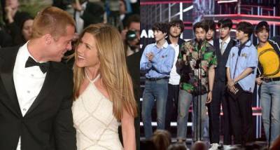 Hollywood Newsmakers of Week: Brad Pitt-Jennifer Aniston reunion, Kanye peeing on Grammys trophy & BTS - www.pinkvilla.com