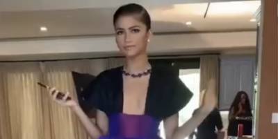 Zendaya Still Brought Fashion to the 2020 Emmys Despite the Red Carpet Being Canceled - www.cosmopolitan.com - Britain