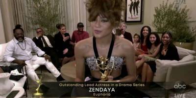 Zendaya Made History with Her First Emmy Win and Twitter Is Celebrating - www.harpersbazaar.com