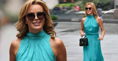 Amanda Holden puts on a show-stopping display in green dress - www.msn.com