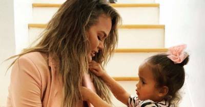 Chrissy Teigen reveals the one thing her daughter won't let her do - www.msn.com