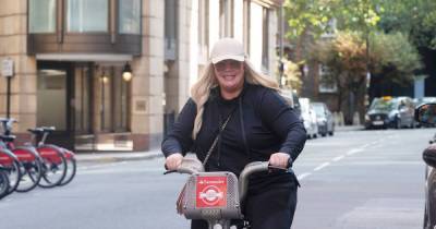 Gemma Collins confidently flaunts weight loss as she enjoys bike ride - www.ok.co.uk