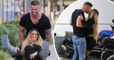 Katie Price puts on a loved-up display with boyfriend Carl Woods - www.msn.com