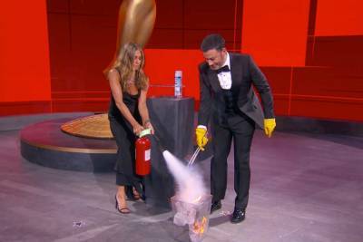 Emmys 2020: Jennifer Aniston, Jimmy Kimmel almost burned down the building - nypost.com